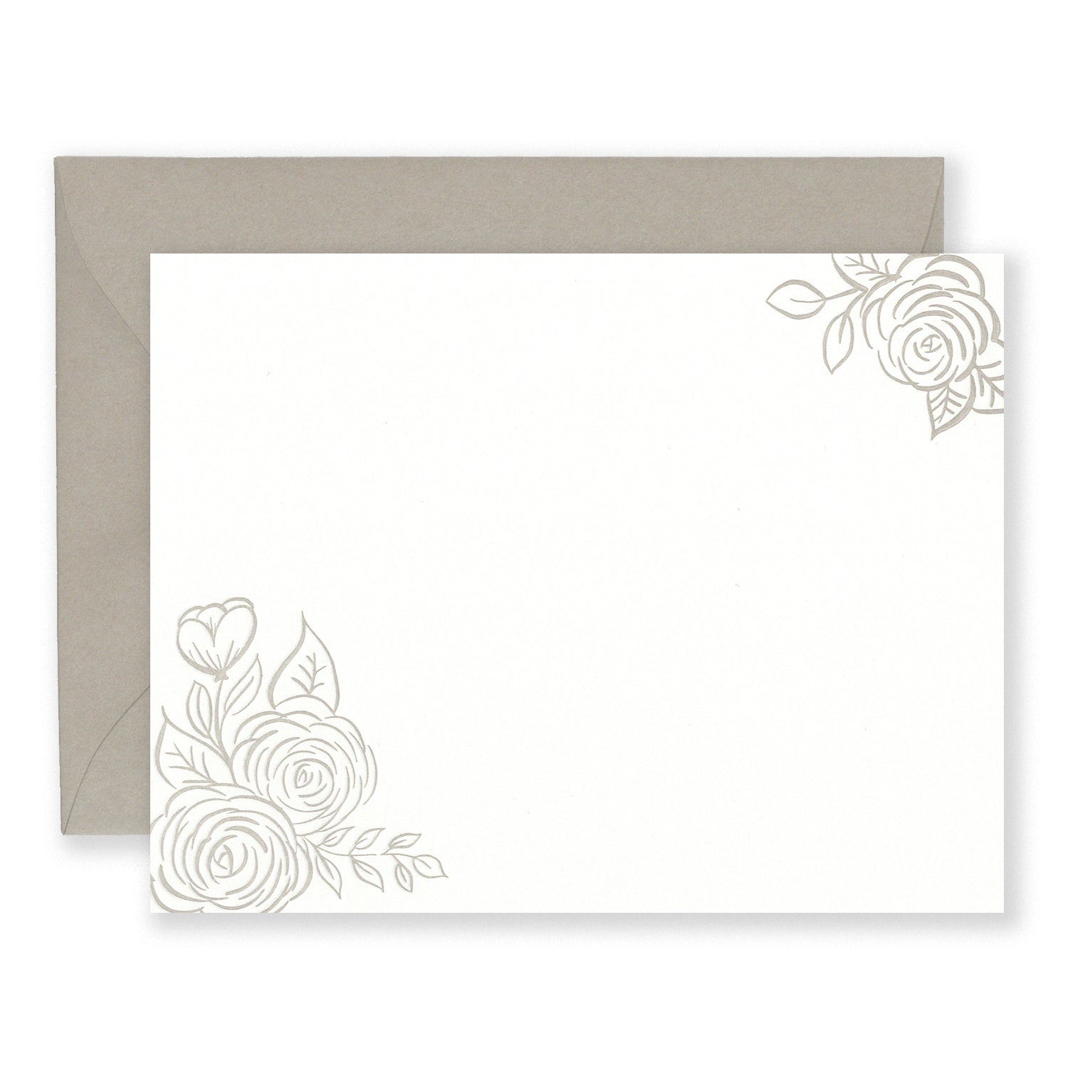 Brush Florals Stationery Set