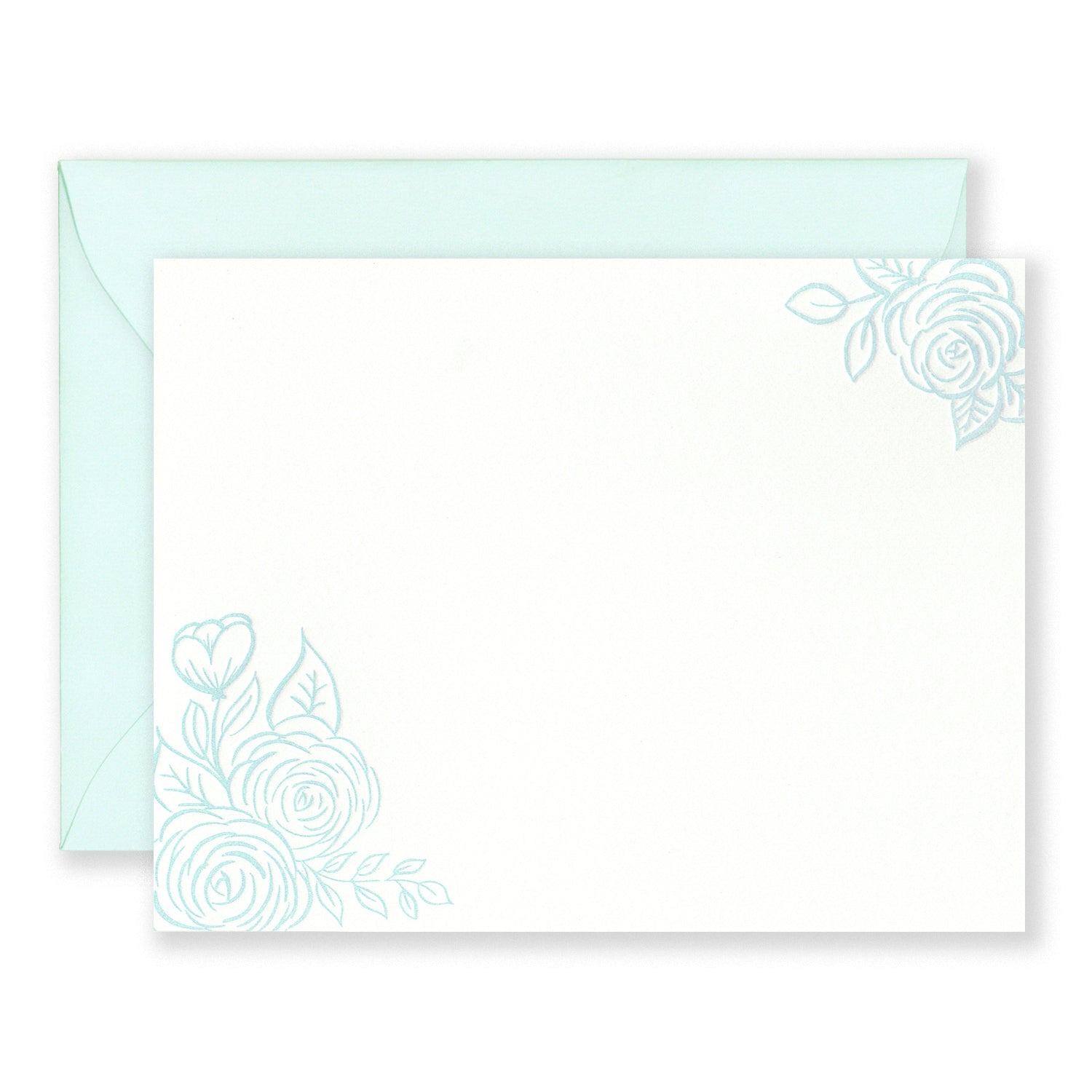 Brush Florals Stationery Set