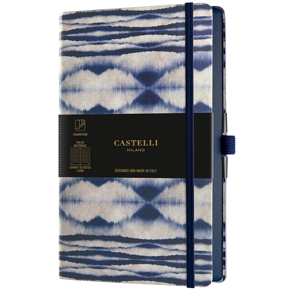 Castelli Notebook Shibori A5 Ruled Mist