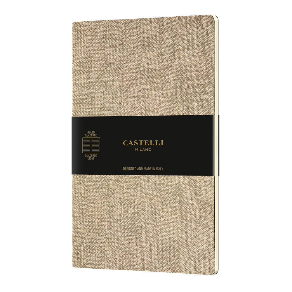 Castelli Quaderno Notebook A5 Harris Sand
